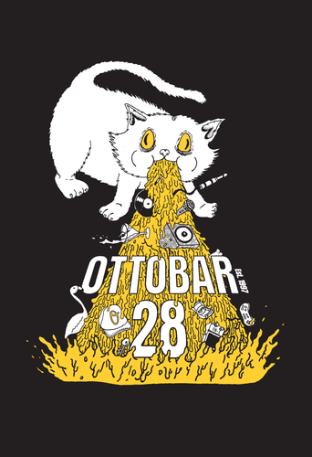 NEW!! OTTOBAR 28 YEAR ANNIVERSARY TEE- Limited Edition